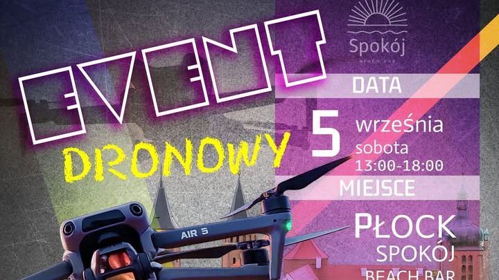 Event dronowy w Płocku 