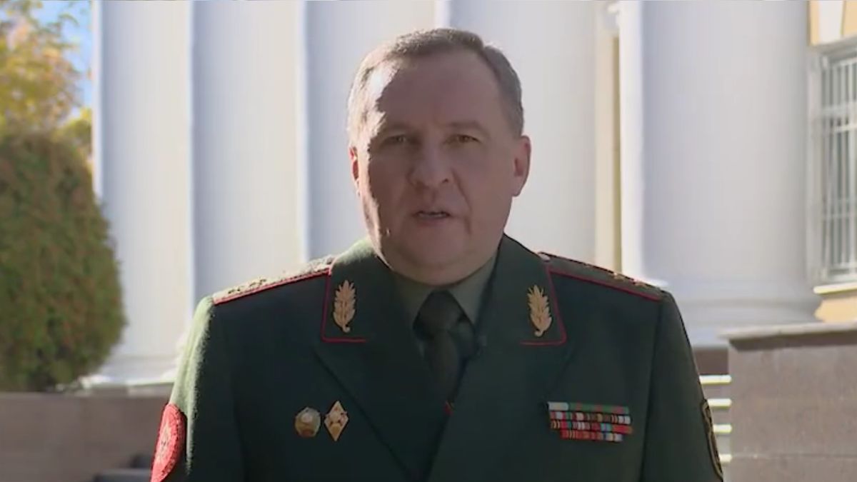 Minister obrony Białorusi wydał specjalne oświadczenie 