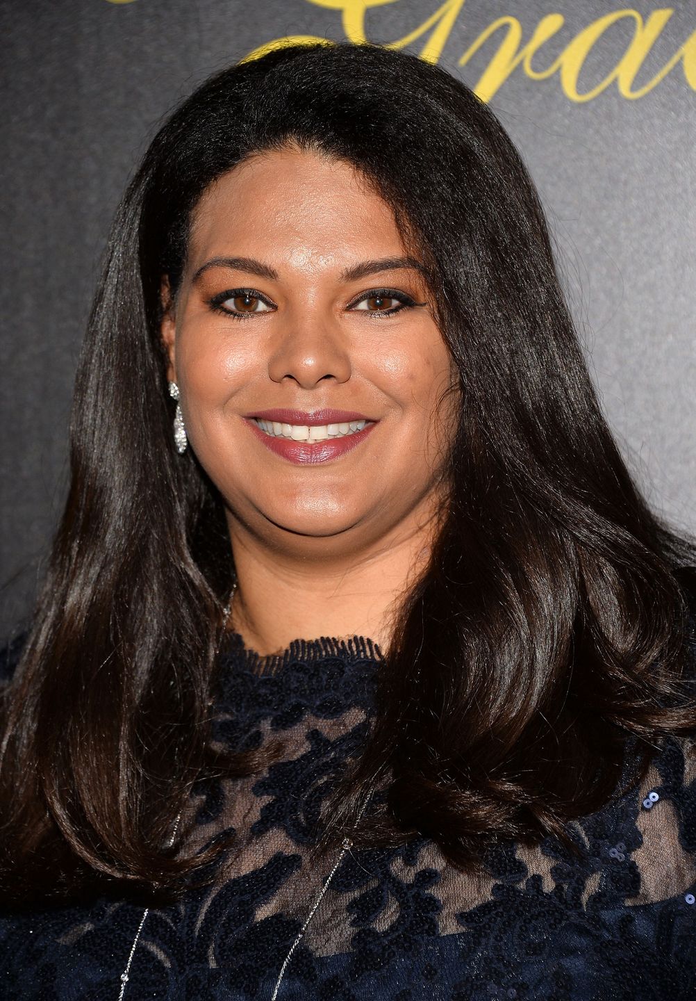 Sara Sidner podczas Annual Gracie Awards Gala