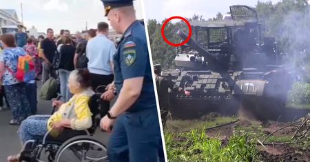 Czołgi stoją pod Kurskiem. Dziesiątki tysięcy ewakuowanych