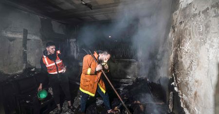 Koszmarna śmierć 21 osób. Budynek był składem paliwa w Strefie Gazy