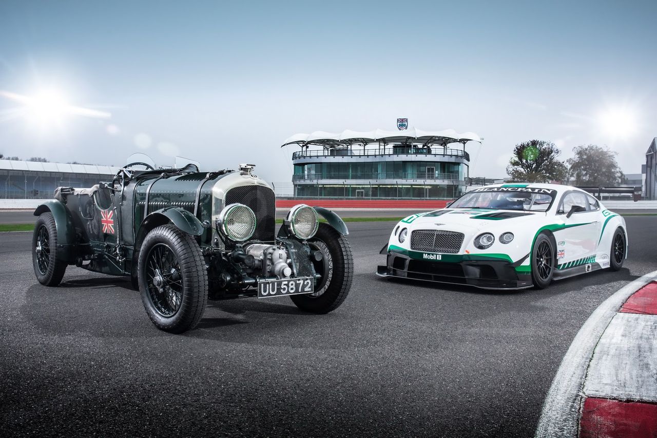 Bentley Continental GT3 i Bentley Blower - historyczne spotkanie po latach