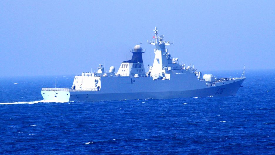 ()CHINA-PLA NAVY-TRAINING(CN)
(100706) -- ZHOUSHAN(ZHEJIANG), July 6, 2010  -- The undated photo shows a Chinese People's Liberation Army (PLA) Navy's warship attends a routine live-ammunition training in the East China Sea. The training was held by the Navy's East China Sea Fleet recently.   Zha Chunming) (ypf) PAP/Photoshot
Zha Chunming
06.07.2010, 155667, armia, B950, B950_155667, B950_155667_0013, ie, marynarka wojenna, morze, okret, statek, U950_155667_0013, woda, wojsko
