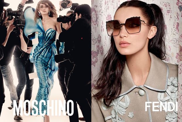 Siostry Hadid w kampaniach Moschino i Fendi