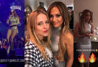 Jessica Mercedes spotkała się z Jennifer Lopez w Las Vegas (ZDJĘCIA)