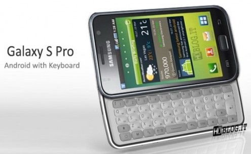 Samsung Galaxy S Pro z klawiaturą QWERTY!
