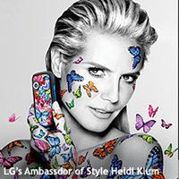 Heidi Klum ambasadorem LG