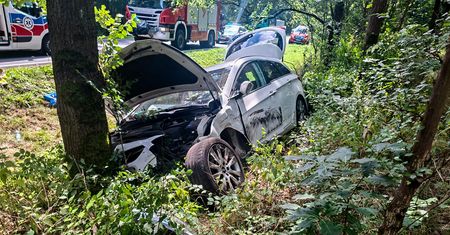 Wypadek w Dobrzycy. DK 11 zablokowana