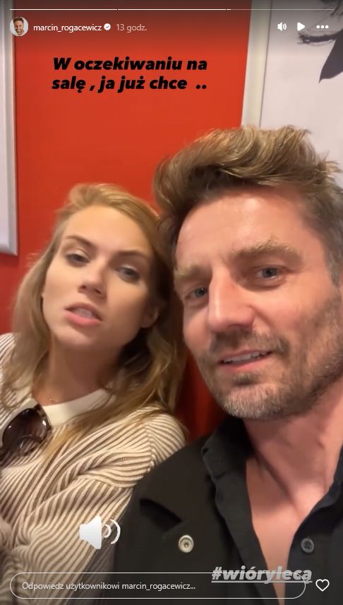 Agnieszka Kaczorowska i Marcin Rogacewicz