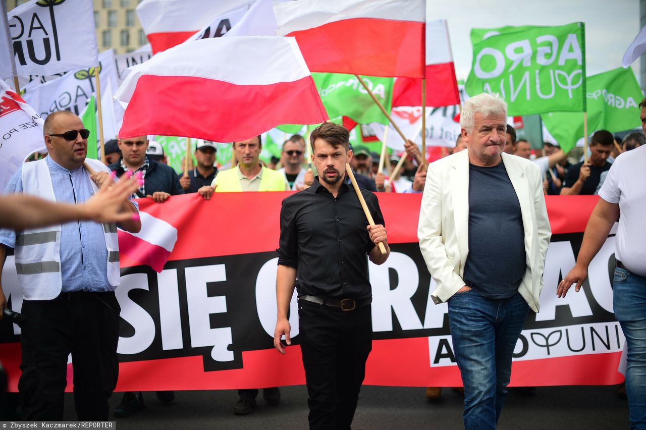 Protest rolników w Warszawie. "Wielu obudzi się z ręką w nocniku"