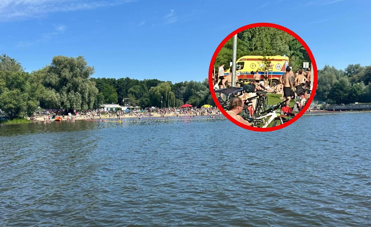 Groźna sytuacja na kąpielisku