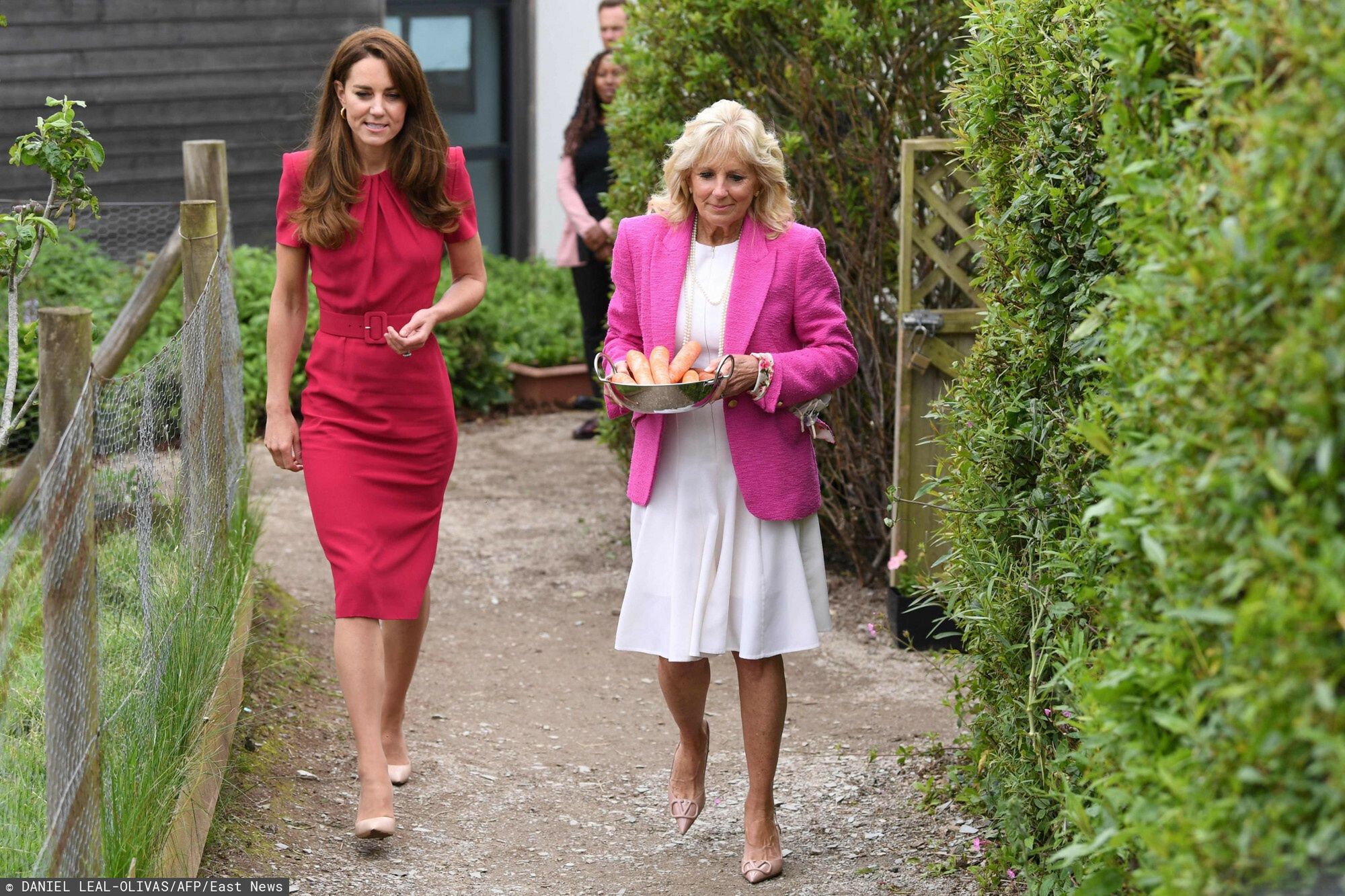 Kate Middleton i Jill Biden z wizytą w szkole podstawowej