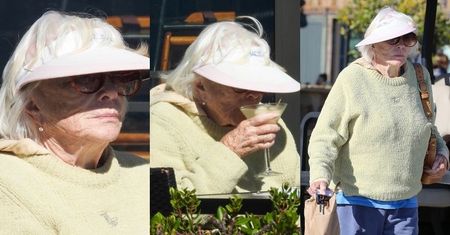 86-letnia Shirley MacLaine sączy Martini podczas lunchu w Malibu (ZDJĘCIA)