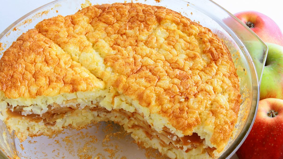 Zapiekany ryż z jabłkami