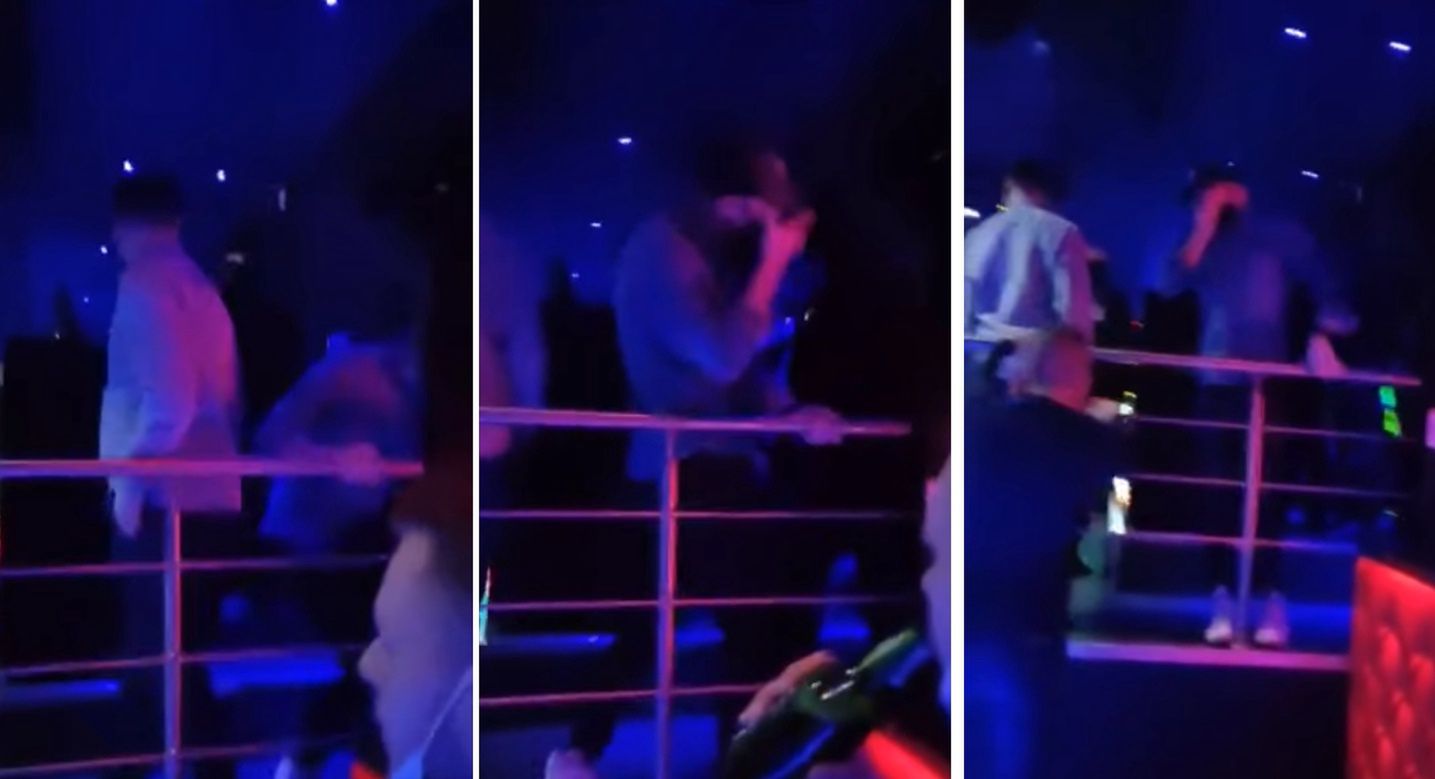 Jeden z uczestników imprezy nagrał film z interwencji policji.