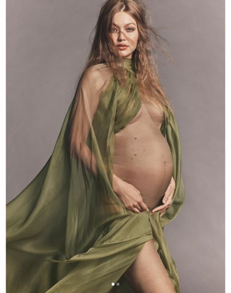 Gigi Hadid chwali się efektami ciążowej sesji zdjęciowej