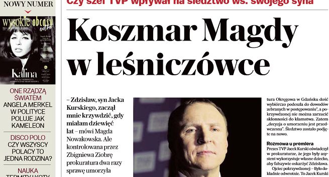 Tekst „Gazety Wyborczej” o synu Jacka Kurskiego ostrożny procesowo, krytykują go prokuratura i Monika Kurska