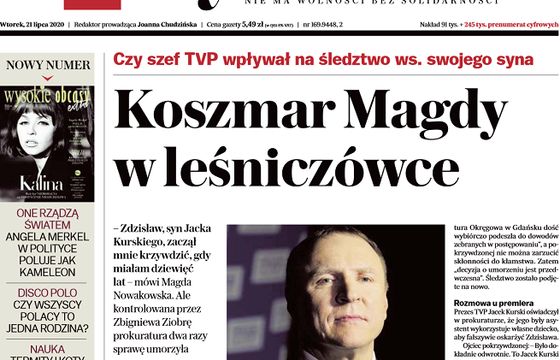 Tekst „Gazety Wyborczej” o synu Jacka Kurskiego ostrożny procesowo, krytykują go prokuratura i Monika Kurska