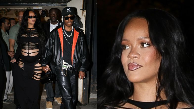 Rihanna w seksownej sukience