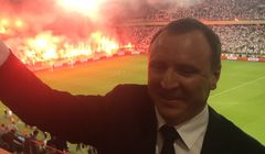 Jacek Kurski: na meczu Legii nie było linczu, tylko wrogie okrzyki, jako lechista poczułem zew kibica