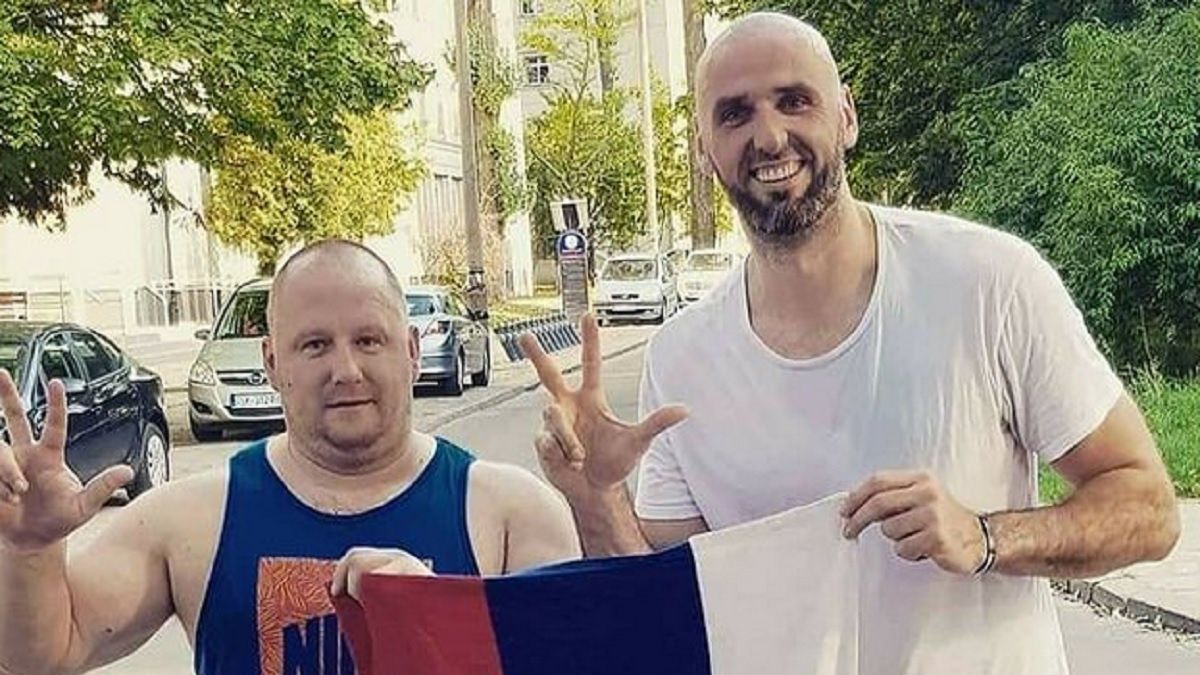 Marcin Gortat i Nikola Milanovic