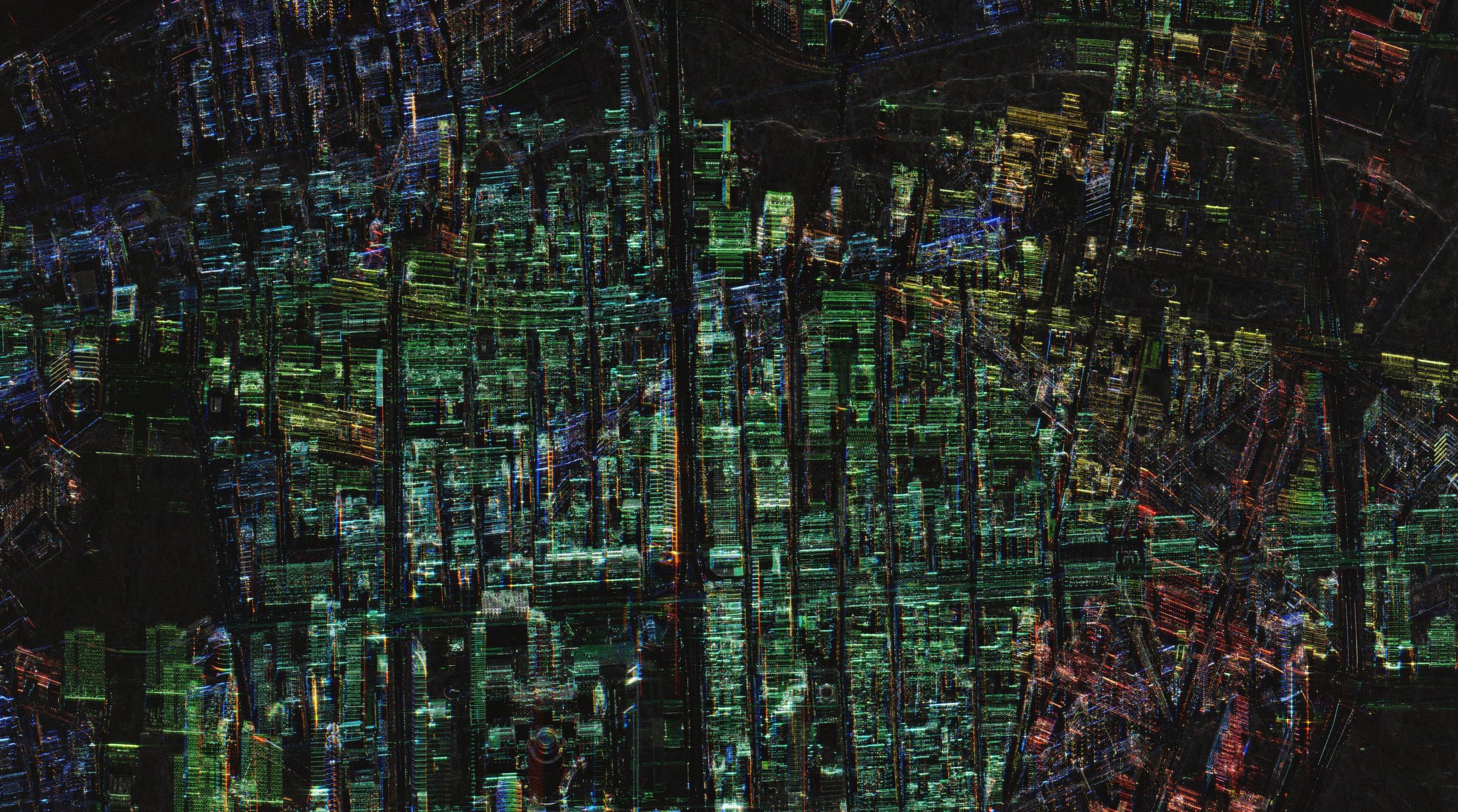 Zdjęcie Warszawy wykonane przez satelity ICEYE.