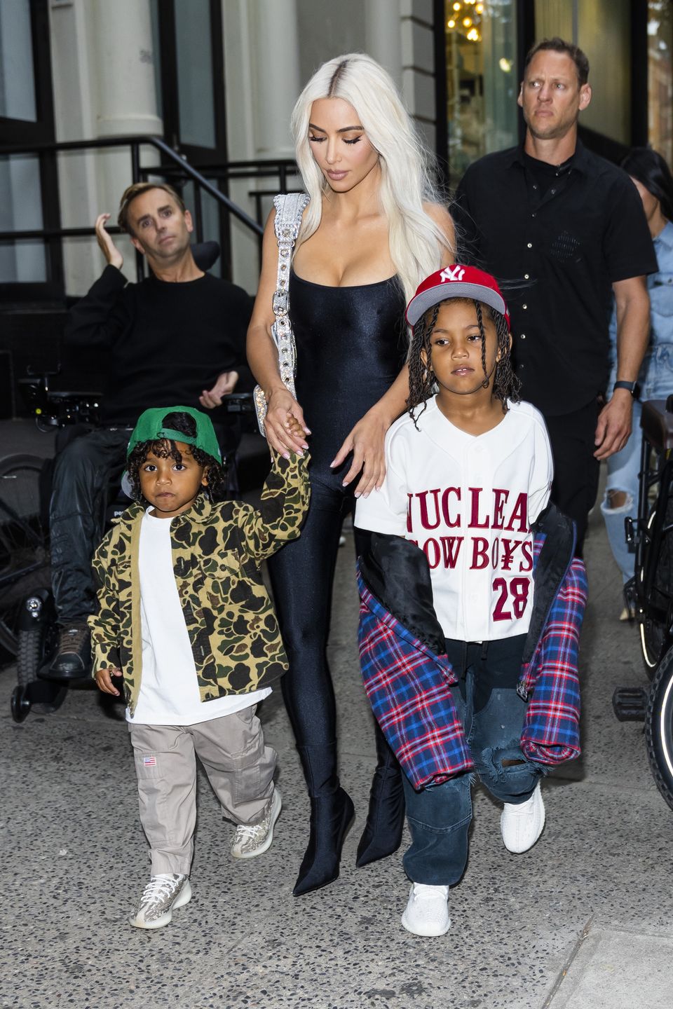 Psalm West, Kim Kardashian i Saint West 
