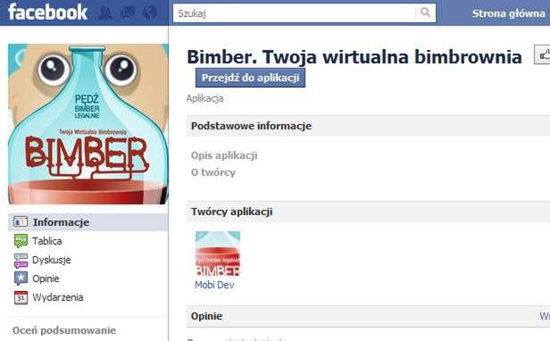 Bimber. Twoja wirtualna bimbrownia (Fot. Facebook.com)