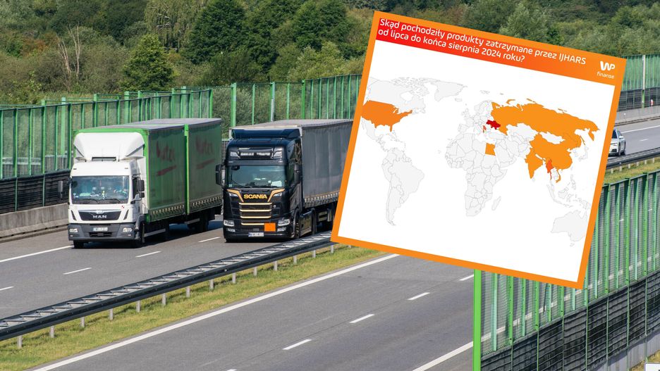 Skąd pochodziły towary zatrzymywane na granicy?