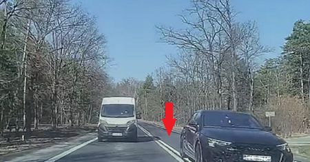 Wyprzedzał na podwójnej ciągłej. Tak się to skończyło