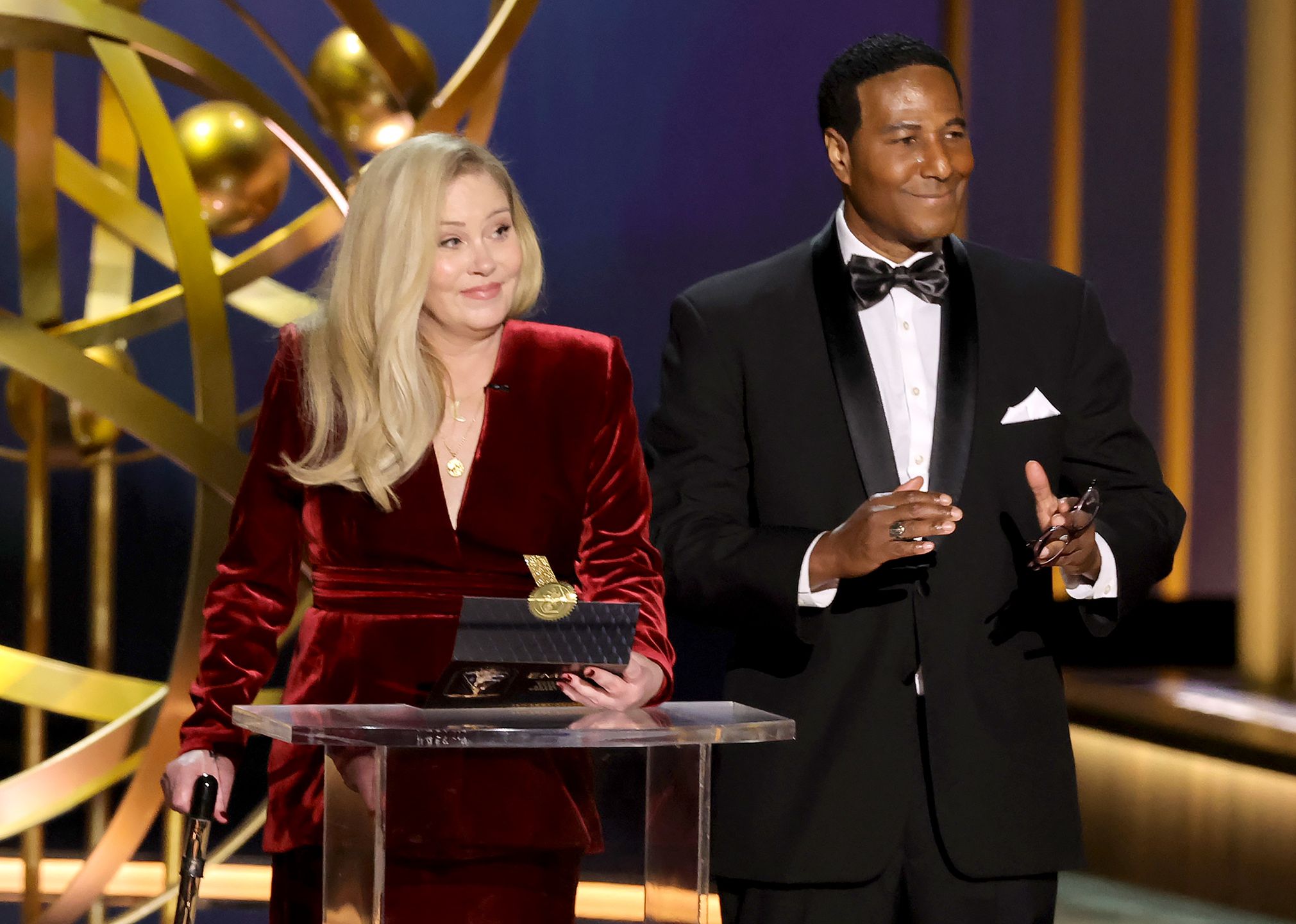 Christina Applegate podczas Emmy Awards