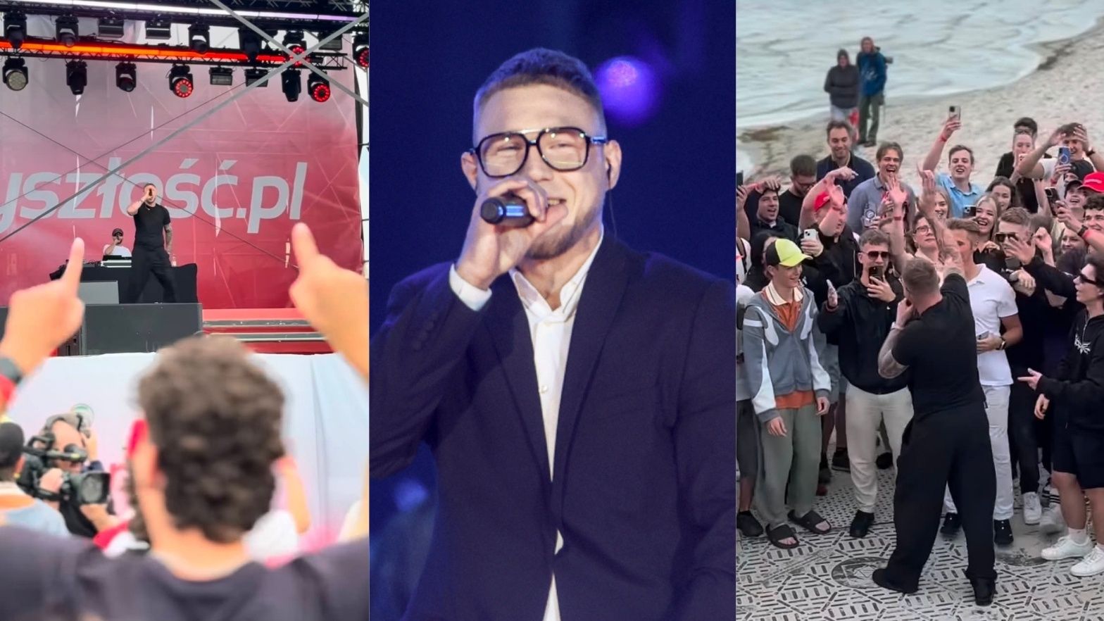 Kubańczyk zagrał koncert u Nawrockiego