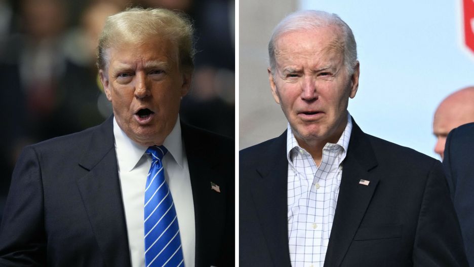 Donald Trump i Joe Biden w nowym sondażu