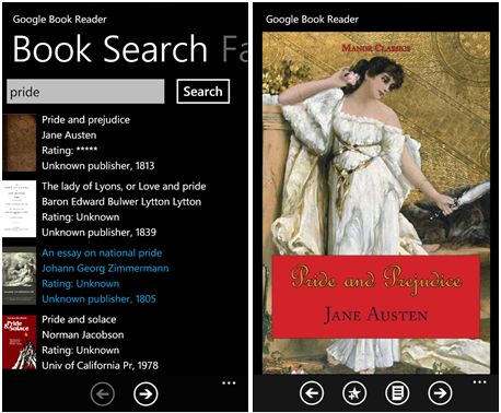 Czytnik e-booków Google'a dostępny na WP7