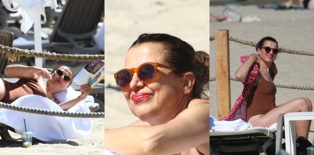 55-letnia Katarzyna Herman SMAŻY SIĘ na sopockiej plaży (ZDJĘCIA)