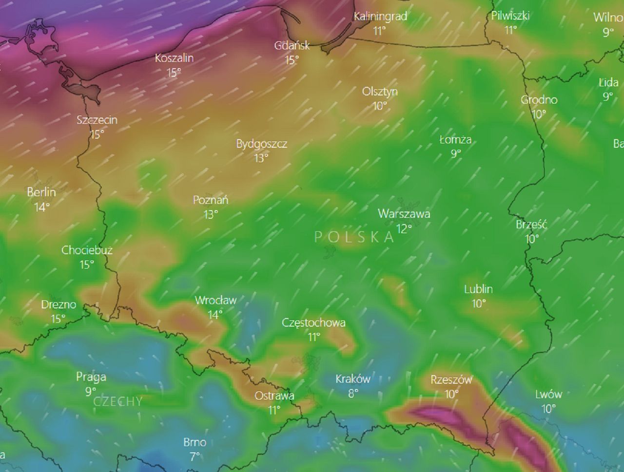Pogoda na 22 października. IMGW ostrzega przed silnymi wiatrem. Alarm na północy Polski