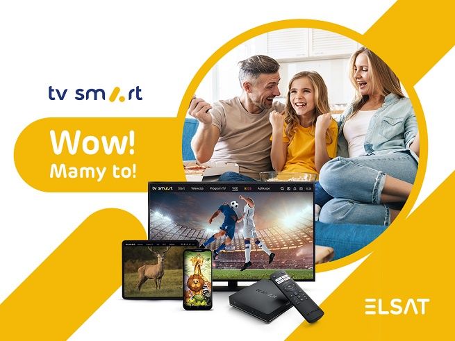 TV Smart oraz modemy internetowe z WiFi 6 w ofercie Elsat
