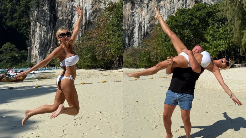 Monika Chwajoł dokazuje z mężem na wakacjach w Tajlandii