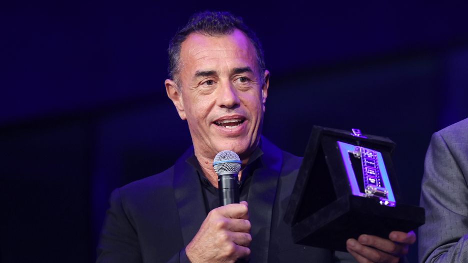 78th Nastri D'Argento 2024 - Cinema - WinnersROME, ITALY - JUNE 27: Matteo Garrone and Seydou Sarr on stage during the 78th Nastri D'Argento 2024 - Cinema at Maxxi on June 27, 2024 in Rome, Italy. (Photo by Daniele Venturelli/Getty Images)Daniele Venturelli
