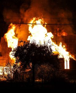 Pożar w Bańskiej Wyżnej. Ogień strawił drewniany dom