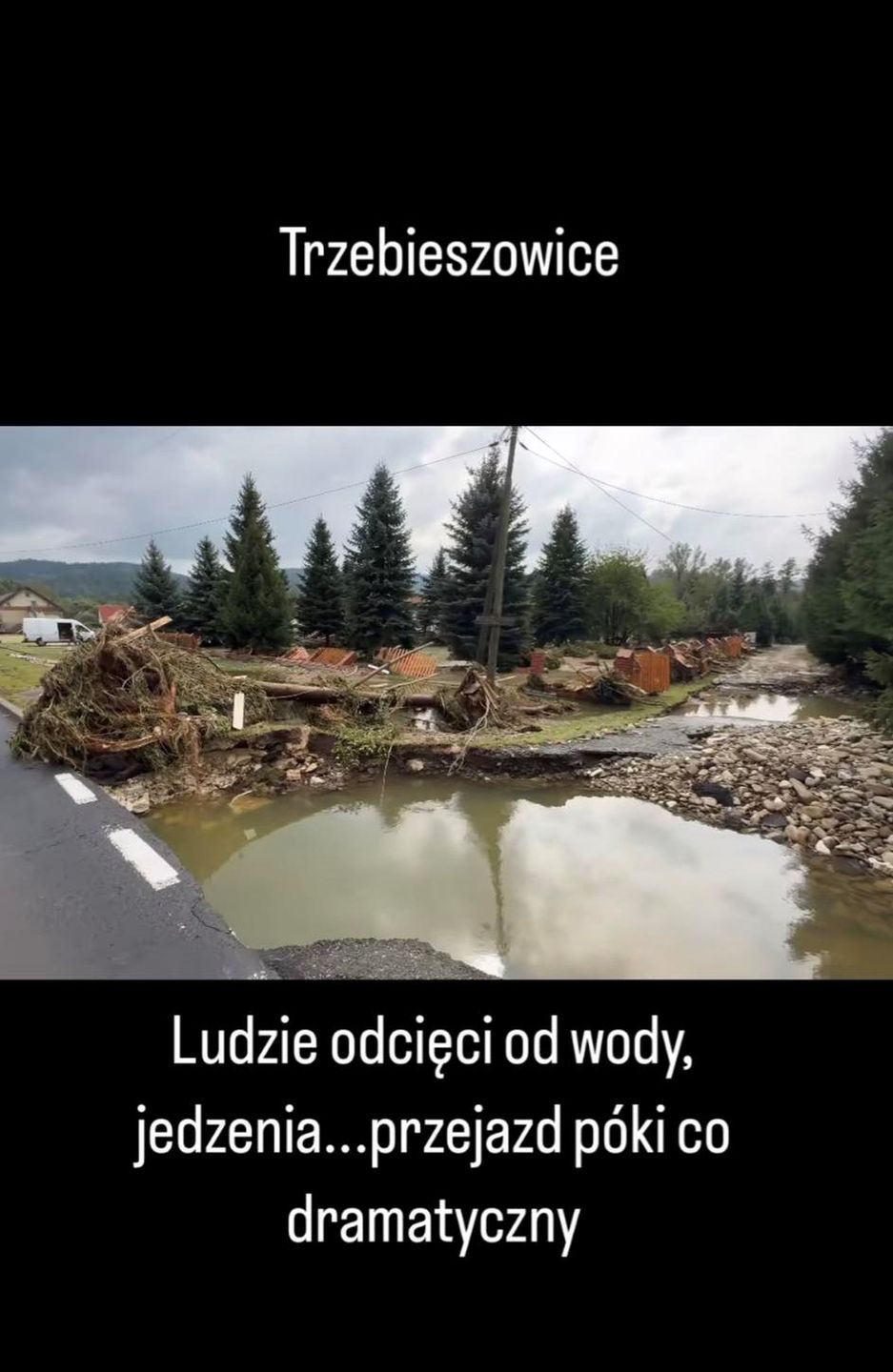 Bardowscy pokazali skutki powodzi na południu Polski