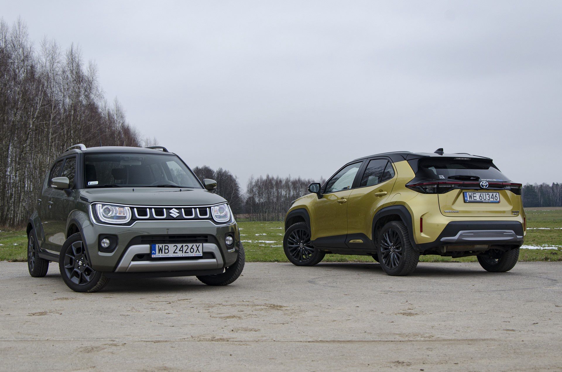 Suzuki Ignis i Toyota Yaris Cross