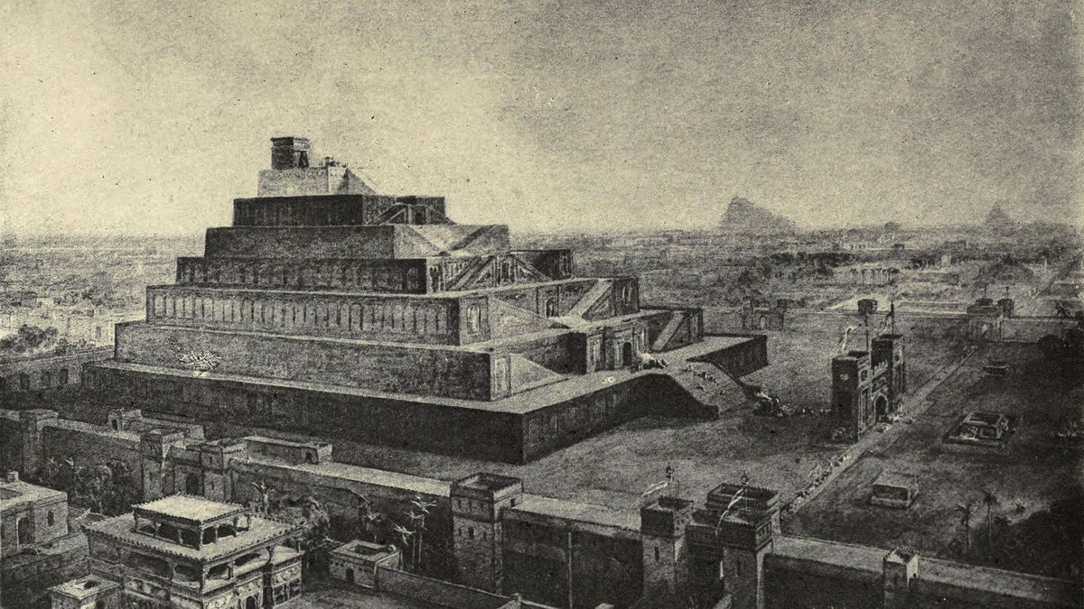 Ściany Babilonu i Świątynia Babel