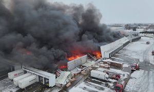Przesyłka z Niemiec. Ustalili, co było przyczyną ogromnego pożaru