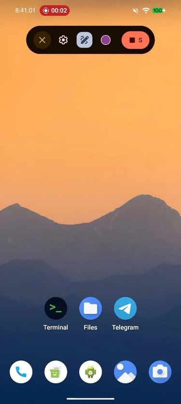 Nagrywanie ekranu w Androidzie 17