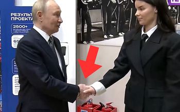 Nagranie z Putinem. Tylko spójrzcie na jego dłoń