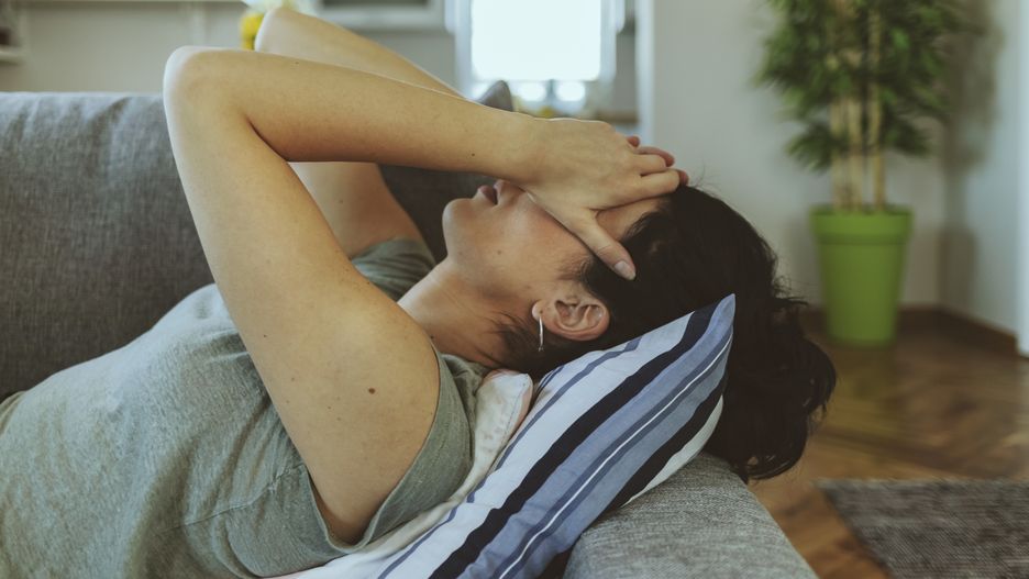 What could be causing these migraines?
Unhappy Woman Touching Her Head and Suffering From Headache. Portrait of an Attractive Young Woman Sitting on a Sofa at Home With a Headache, Feeling Pain and With an Expression of Being Unwell. People, Emotions, Stress and Health Care Concept
PixelsEffect