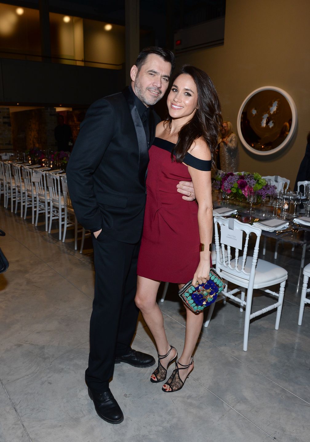 Roland Mouret i Meghan Markle w 2016 r.