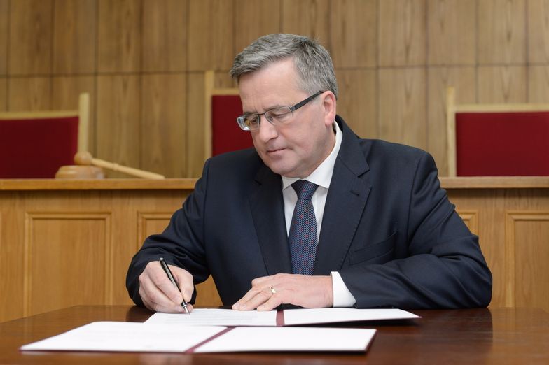 Preyzdent Bronisław Komorowski ratyfikował konwencję w kwietniu
