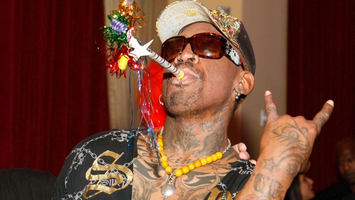 Getty Images / Jacob Andrzejczak/Getty Images for Hawaiian Tropic Zone / Na zdjęciu: Dennis Rodman